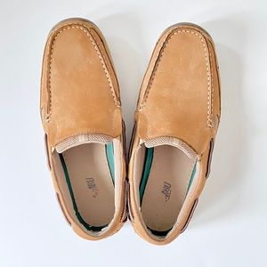 Khombu Men’s Slater boat shoe loafer sz 10